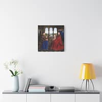 10167085884516681877_2048-1.jpeg Madonna of Chancellor Rolin – Jan van Eyck (c. 1435) – Renaissance Canvas Print