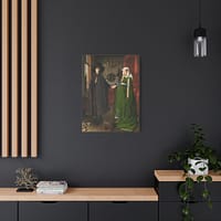10399449738589874451_2048-1.jpeg The Arnolfini Portrait – Jan van Eyck (1434) – Renaissance Canvas Print