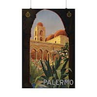 10573433466513958360_2048-2.jpeg Palermo, Sicilia (Sicily) – ENIT Italian National Tourist Board (c. 1920) – Vintage Travel Poster Print