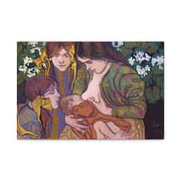 11207393380698769690_2048.jpeg Motherhood (Macierzynstwo) – Stanisław Wyspiański (1905) – Impressionist Canvas Print