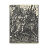 11308735759646220174_2048-1.jpeg Knight, Death, and the Devil – Albrecht Dürer (1513) – Renaissance Canvas Print