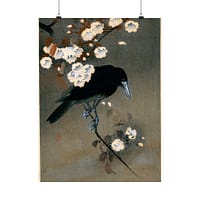 11542433454656033761_2048-1.jpeg Crow and Blossom – Ohara Koson (c. 1910) – Japanese Woodblock Poster Print