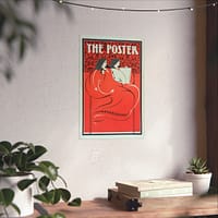 11663574940980654560_2048-1.jpeg The Poster, Miss Art and Miss Litho – Elisha Brown Bird (1896) – Art Nouveau Poster Print