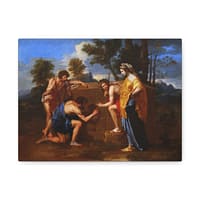 12108930620880164276_2048-1.jpeg The Arcadian Shepherds (Et in Arcadia Ego) – Nicolas Poussin (c. 1637-38) – Classical Canvas Print