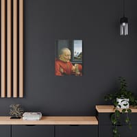 12146414062726831552_2048-1.jpeg An Old Man and His Grandson – Domenico Ghirlandaio (c. 1490) – Renaissance Canvas Print