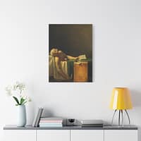 12173512332432601676_2048-1.jpeg The Death of Marat – Jacques-Louis David (1793) – Classical Canvas Print
