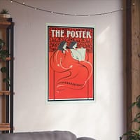 1225089311834260635_2048-1.jpeg The Poster, Miss Art and Miss Litho – Elisha Brown Bird (1896) – Art Nouveau Poster Print