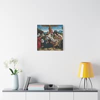12284698723254835016_2048-1.jpeg The Descent from the Cross – Joos van Cleve (c. 1518-1520) – Renaissance Canvas Print