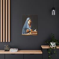 12466107122875312343_2048-1.jpeg Virgin of the Annunciation – Antonello da Messina (1476) – Renaissance Canvas Print
