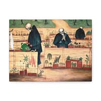 12539840630141658046_2048-1.jpeg Garden of Death fresco at Tampere Cathedral – Hugo Simberg (1906) – Renaissance Style Canvas Print