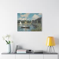 12728853820501097695_2048-1.jpeg The Bridge at Argenteuil – Claude Monet (1874) – Impressionist Canvas Print