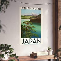 12744778874283690013_2048-1.jpeg Peerless Mt. Fuji – Japanese Government Railways (c. 1930s) – Vintage Travel Poster Print