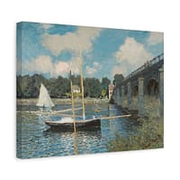 13139406820345302567_2048-1.jpeg The Bridge at Argenteuil – Claude Monet (1874) – Impressionist Canvas Print