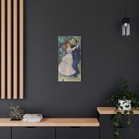 13240396699624493025_2048-1.jpeg Dance at Bougival – Pierre-Auguste Renoir (1883) – Impressionist Canvas Print