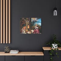 13388025387105911675_2048-1.jpeg Isenheim Altarpiece (Concert of Angels) – Matthias Grünewald (c. 1512-1516) – Renaissance Canvas Print