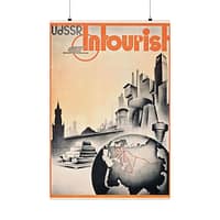 13536090668984716485_2048-1.jpeg UdSSR – Intourist (1935) – Vintage Travel Poster Print