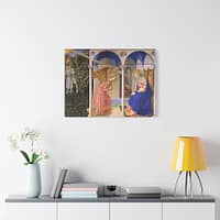 1362190341995624578_2048-1.jpeg The Annunciation (Prado version) – Fra Angelico (c. 1430-32) – Renaissance Canvas Print