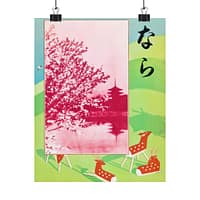 13913394695019449946_2048-1.jpeg Nara, Japan – Nara Tourist Bureau (c. 1930s) – Vintage Travel Poster Print