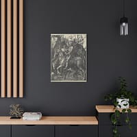 139608093857479133_2048-1.jpeg Knight, Death, and the Devil – Albrecht Dürer (1513) – Renaissance Canvas Print