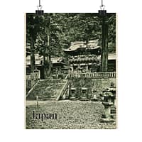 14069850305488533816_2048-1.jpeg Toshogu Shrine, Nikko – Japanese Government Railways (c. 1936) – Vintage Travel Poster Print