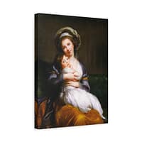 14151429095048999816_2048-1.jpeg Self-Portrait with Julie (Maternal Tenderness) – Élisabeth Vigée Le Brun (1787) – Classical Canvas Print