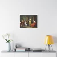 14884730648500907562_2048-1.jpeg Cornelia, Mother of the Gracchi – Angelica Kauffman (1785) – Classical Canvas Print
