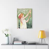 15310819631213437405_2048-1.jpeg Absinthe Robette ad – Henri Privat-Livemont (1896) – Art Nouveau Canvas Print