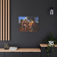 15364193150086248290_2048-1.jpeg The Arcadian Shepherds (Et in Arcadia Ego) – Nicolas Poussin (c. 1637-38) – Classical Canvas Print