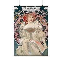 15477865379549717378_2048-1.jpeg Rêveur, F. Champenois, Imprimeur-Éditeur – Alphonse Mucha (1897) – Art Nouveau Poster Print