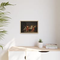 15614569365202037764_2048-1.jpeg The Death of Socrates – Jacques-Louis David (1787) – Classical Framed Canvas Print