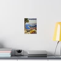 15829893690092667713_2048-1.jpeg Sanremo, Italy – ENIT Italian National Tourist Board (c. 1920) – Vintage Travel Poster Print