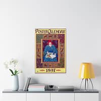 15924315711443857039_2048-1.jpeg Poster Calendar – Louis John Rhead (1897) – Art Nouveau Poster Print