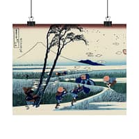 16004764931118560856_2048-1.jpeg Ejiri in Suruga Province (Sunshu Ejiri) – Katsushika Hokusai (c. 1830-32) – Japanese Woodblock Poster Print