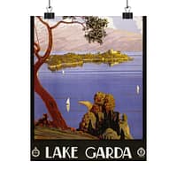 16160670952504701918_2048-1.jpeg Lake Garda – ENIT Italian National Tourist Board (1924) – Vintage Travel Poster Print