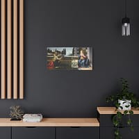 16362898098005873987_2048-1.jpeg The Annunciation – Leonardo da Vinci (c. 1472-76) – Renaissance Canvas Print