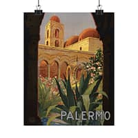 16515613084208424886_2048-2.jpeg Palermo, Sicilia (Sicily) – ENIT Italian National Tourist Board (c. 1920) – Vintage Travel Poster Print