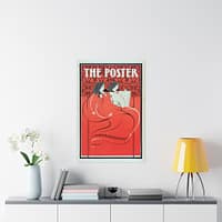 16846695512042043806_2048-1.jpeg The Poster, Miss Art and Miss Litho – Elisha Brown Bird (1896) – Art Nouveau Poster Print