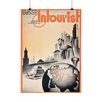 1706936685148346931_2048-1.jpeg UdSSR – Intourist (1935) – Vintage Travel Poster Print