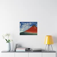 17170692329269717384_2048-1.jpeg Red Fuji (South Wind, Clear Sky) – Katsushika Hokusai (c. 1830-32) – Japanese Woodblock Poster Print