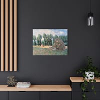 17243575865322838696_2048-1.jpeg Haystacks – Claude Monet (1885) – Impressionist Canvas Print