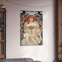 1726046097181414595_2048-1.jpeg Rêveur, F. Champenois, Imprimeur-Éditeur – Alphonse Mucha (1897) – Art Nouveau Poster Print