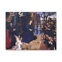 18160030828158538647_2048-1.jpeg Portinari Altarpiece (central panel) – Hugo van der Goes (c. 1475) – Renaissance Canvas Print