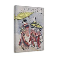 18384954162135854908_2048.jpeg Snow (Yuki) – Suzuki Harunobu (c. 1769) – Japanese Woodblock Canvas Print