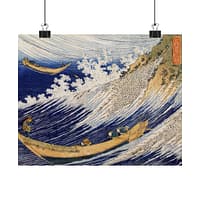 243725018855407959_2048.jpeg Choshi in Shimosa Province - Katsushika Hokusai (1833) - Japanese Woodblock Poster Print