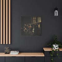 2589893140684846165_2048-1.jpeg The Calling of Saint Matthew – Caravaggio (c. 1599-1600) – Renaissance Canvas Print