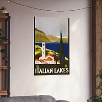 2816116425265827016_2048.jpeg Italian Lakes – ENIT Italian National Tourist Board (c. 1930) – Vintage Travel Poster Print