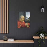 2936885719964306018_2048-1.jpeg An Old Man and His Grandson – Domenico Ghirlandaio (c. 1490) – Renaissance Canvas Print