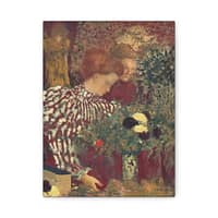 311433678819006600_2048-1.jpeg Woman in a Striped Dress – Edouard Vuillard (1895) – Impressionist Canvas Print