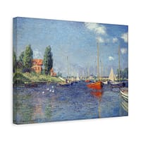 326279684393427231_2048-1.jpeg Red Boats, Argenteuil – Claude Monet (1875) – Impressionist Canvas Print