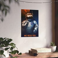 338722221208038922_2048-1.jpeg We Need You – NASA Recruitment Ad – Space Age Poster Print